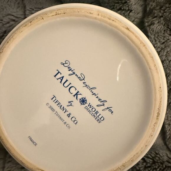 Tiffany & Co. Tauck World Discovery Trinket Box Ceramic Perfect Condition - Picture 6 of 13